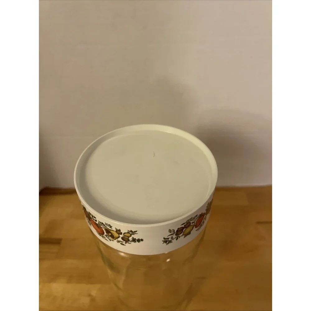 Vintage Pyrex Spice of Life Stackable See N' Store Glass Canister 11